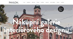 Desktop Screenshot of pavilon.cz